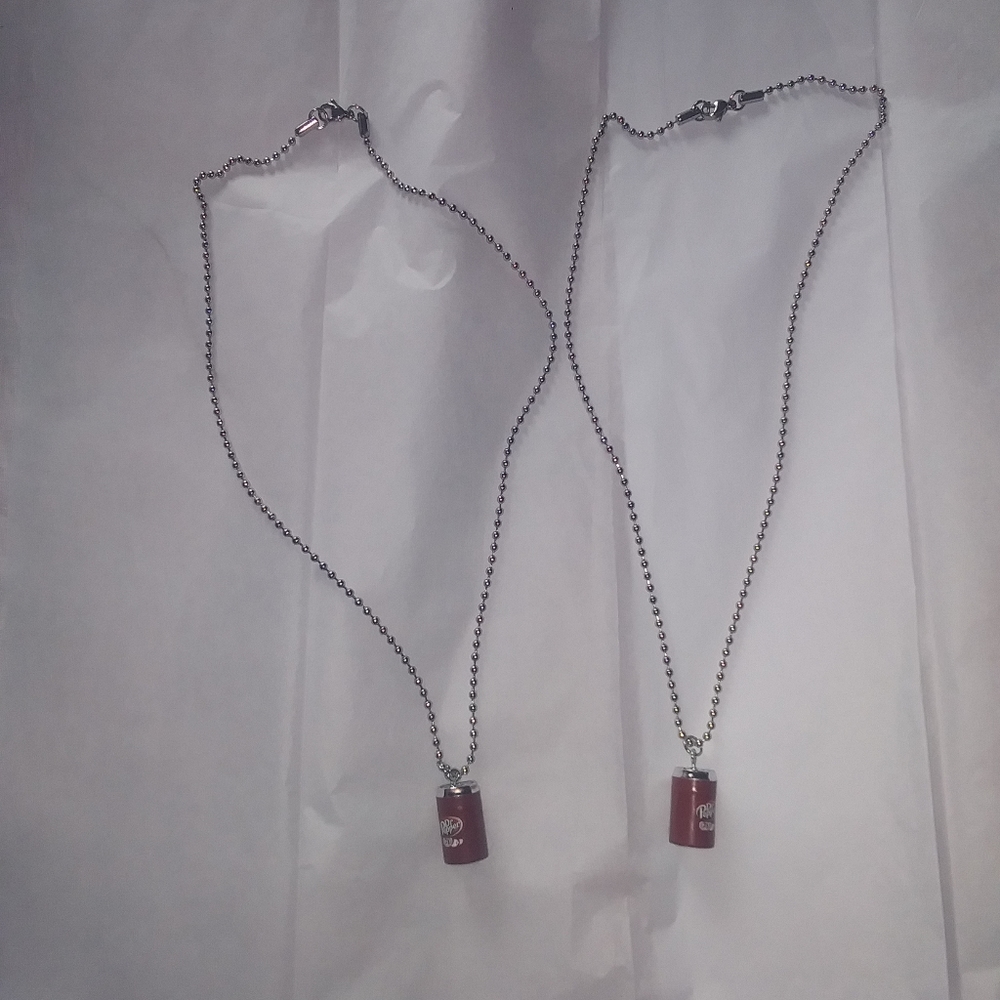 Dr. Pepper Necklaces - Two Necklace Bundle